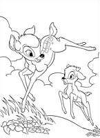kolorowanki Bambi Disney malowanki do wydruku numer 1